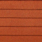 Banc coffre de rangement ovale en tissu Teddy, Aucun assemblage requis