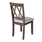 Lot de 2 chaises de salle à manger, chaises d'appoint rembourrées en tissu, chaises de cuisine élégantes