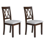 Dining Room Chairs Set of 2, Accent Diner Chairs Upholstered Fabric Side Stylish Kitchen Chairs