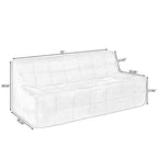 Canapé 3 places en mousse 75, sans assemblage, design compact et installation facile