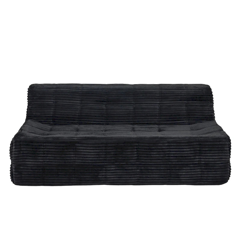 Canapé 3 places en mousse 75, sans assemblage, design compact et installation facile