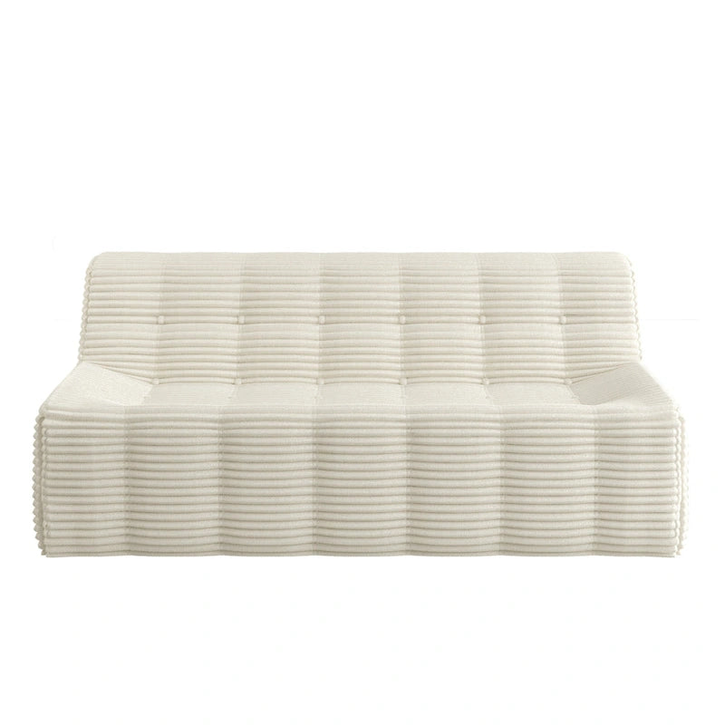 Canapé 3 places en mousse 75, sans assemblage, design compact et installation facile