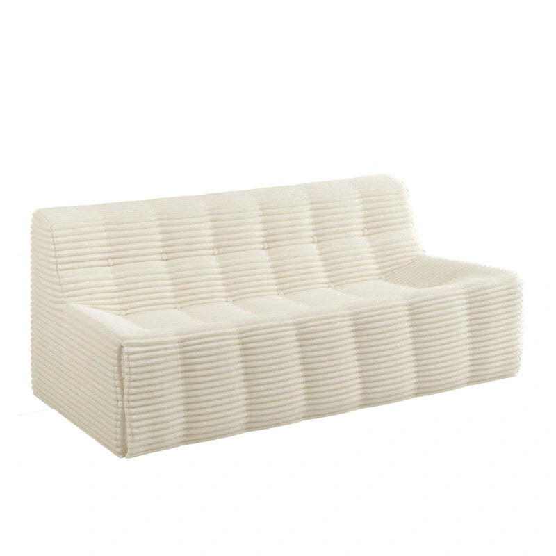 Canapé 3 places en mousse 75, sans assemblage, design compact et installation facile