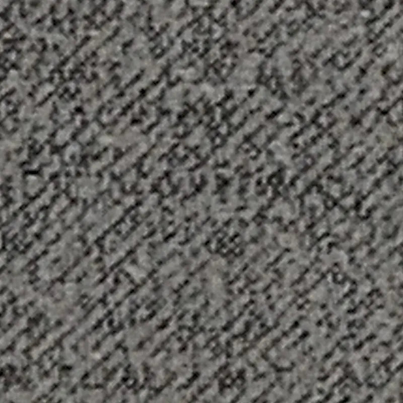 Canapé d'angle 3 places, 9 coussins, cadre incurvé, tissu bouclé gris