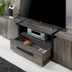 Meuble TV de rangement multifonctionnel à 5 étagères de 81 pouces