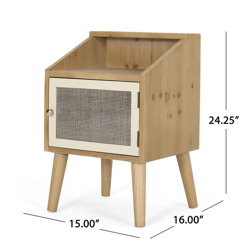 Table d'appoint avec huche