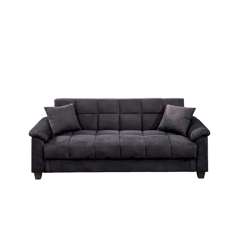 Canapé réglable en microfibre avec rangement