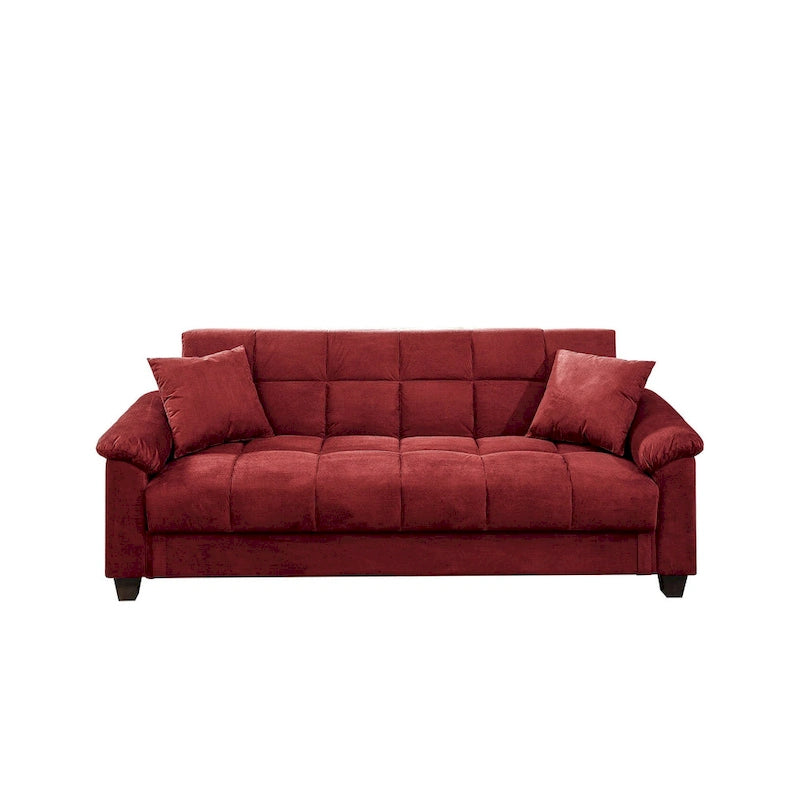 Canapé réglable en microfibre avec rangement