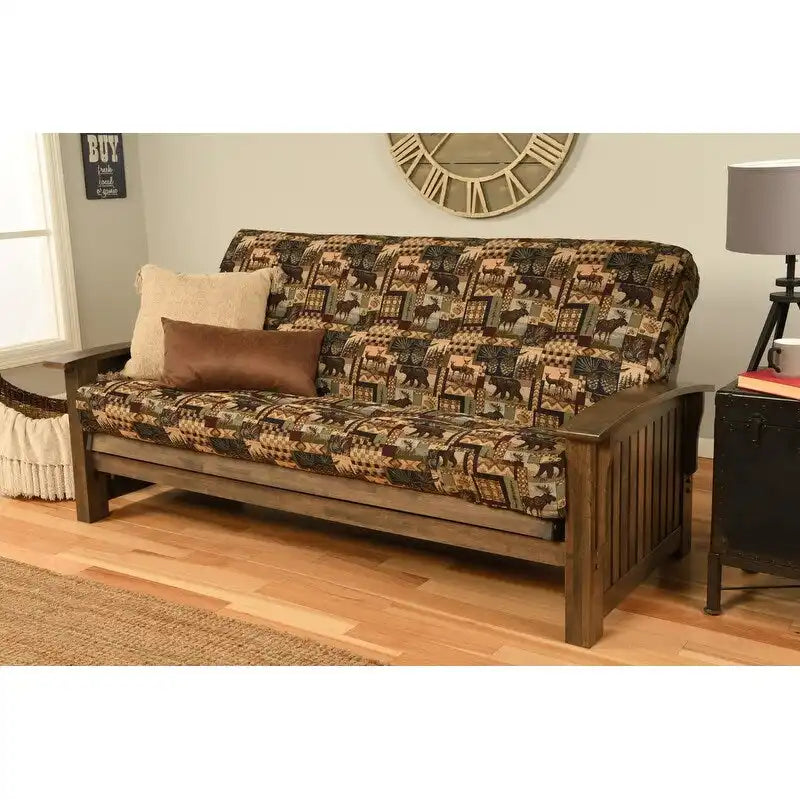 Cadre de futon grand format Washington avec matelas