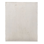 Table d'appoint en bois blanc de style ferme moderne avec tiroir