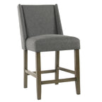 Tabouret de comptoir Dinah Modern 24 - Étain - 61 cm