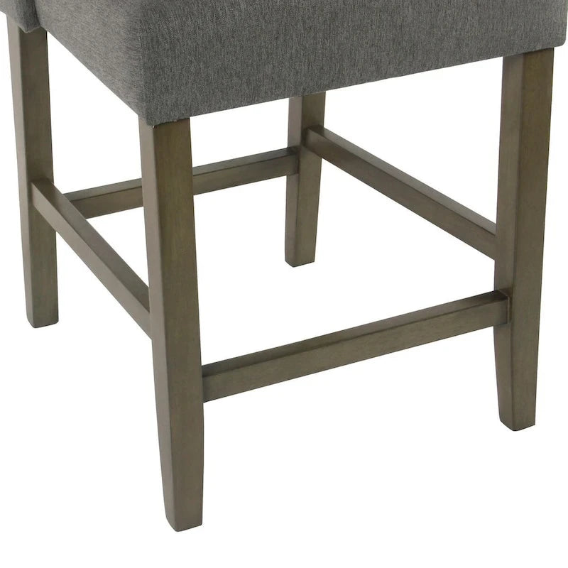 Tabouret de comptoir Dinah Modern 24 - Étain - 61 cm