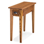 Table d'appoint étroite avec poubelle à tiroir unique 9010
