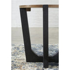 Table d'appoint Hanneforth brun/noir - 22L x 22P x 24H