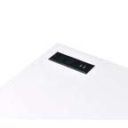 Bureau d'ordinateur en acier de 47 pouces avec ports USB