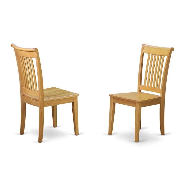 Table à manger et 4 chaises de cuisine, Chêne (Pièces et options d'assise)