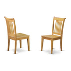 Table à manger et 4 chaises de cuisine, Chêne (Pièces et options d'assise)