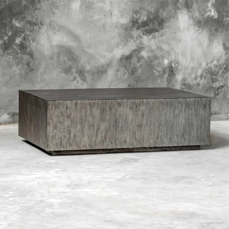 Table basse Kareem gris moderne