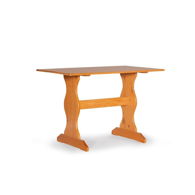 Table à manger familiale marron clair