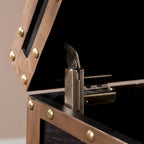 Table d'appoint malle ancienne