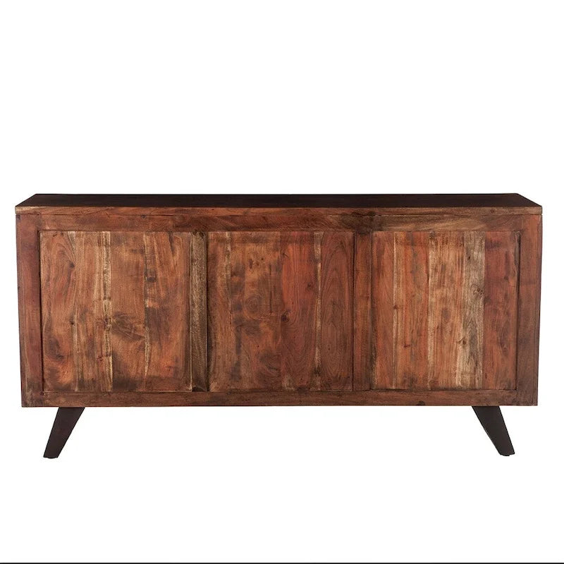 Buffet Nottingham en bois d'acacia de 68 pouces, finition noyer