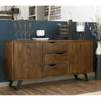Buffet Nottingham en bois d'acacia de 68 pouces, finition noyer
