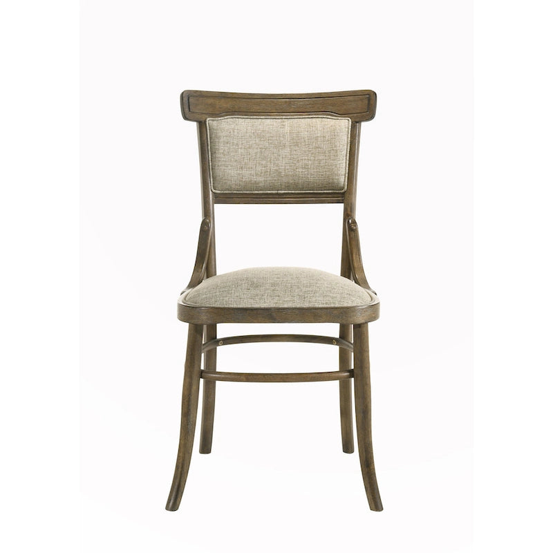 Ensemble de salle à manger 9 pièces avec 8 chaises de salle à manger en tissu