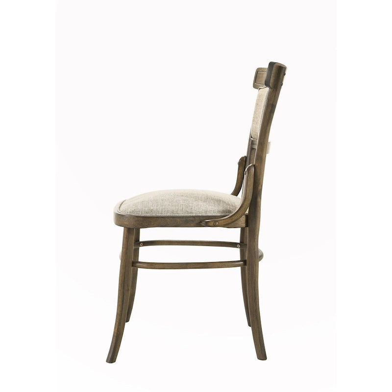 Ensemble de salle à manger 9 pièces avec 8 chaises de salle à manger en tissu