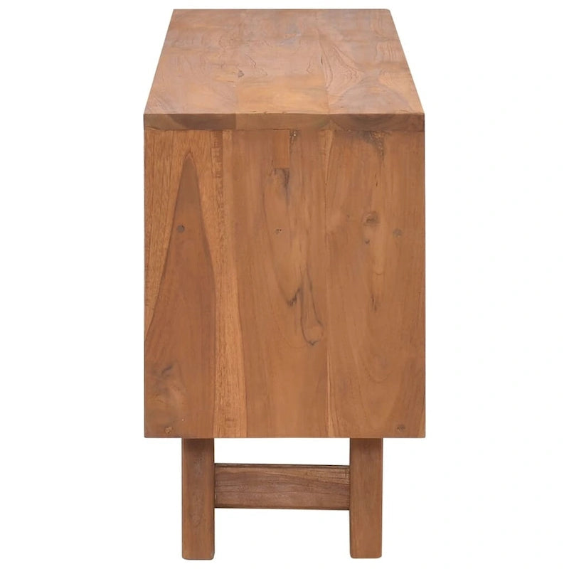 Meuble TV 43,3x11,8x19,7 Bois de teck massif