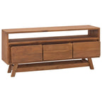 Meuble TV 43,3x11,8x19,7 Bois de teck massif