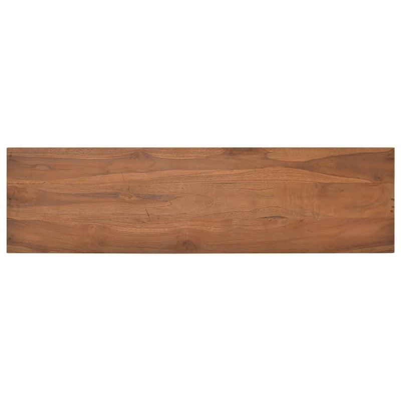 Meuble TV 43,3x11,8x19,7 Bois de teck massif