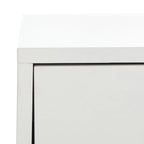 Table d'appoint Sunny Mid-Century avec embouts dorés - 24Lx24Px22H