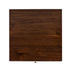 Table d'appoint Sunny Mid-Century avec embouts dorés - 24Lx24Px22H