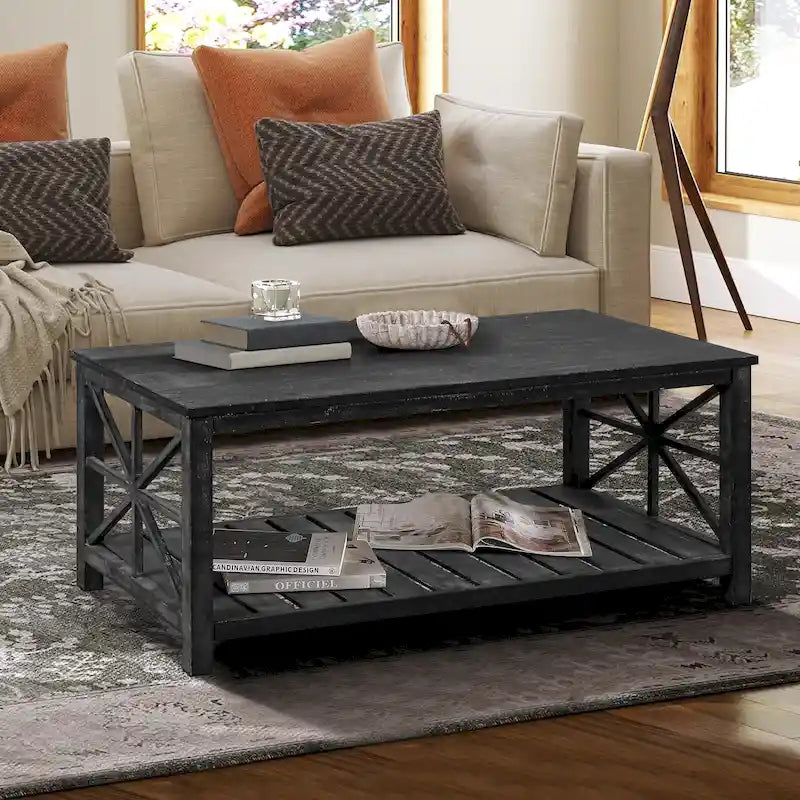 Table basse artisanale