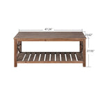 Table basse artisanale