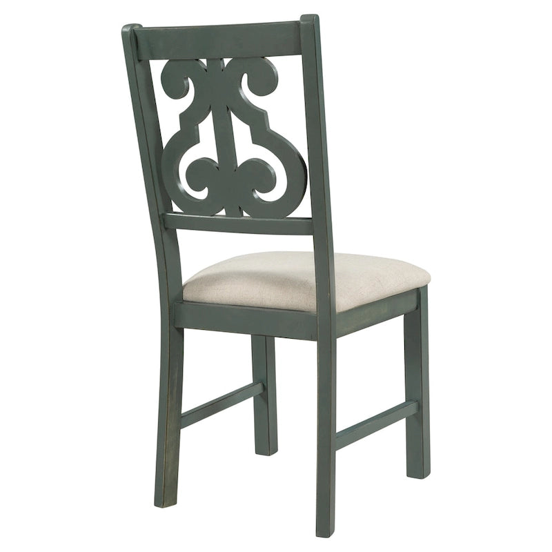 Ensemble table et chaises rondes 5 pièces