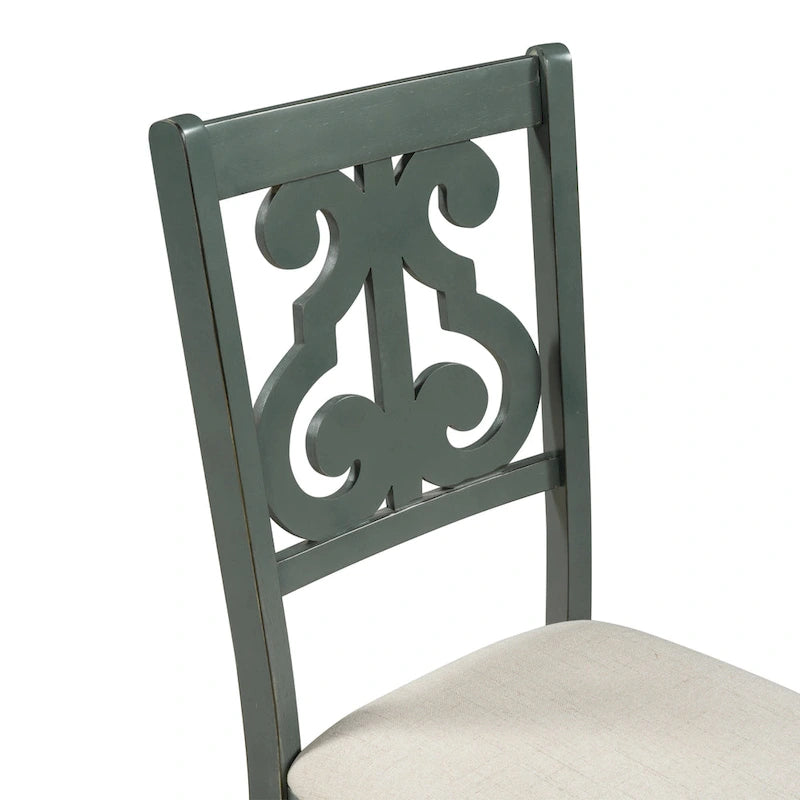 Ensemble table et chaises rondes 5 pièces