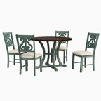 Ensemble table et chaises rondes 5 pièces