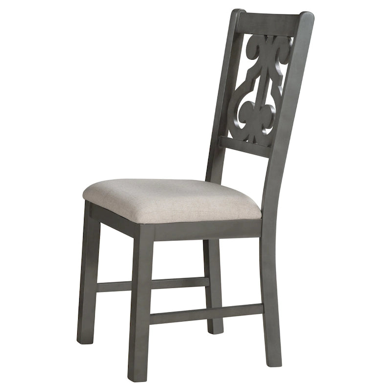 Ensemble table et chaises rondes 5 pièces