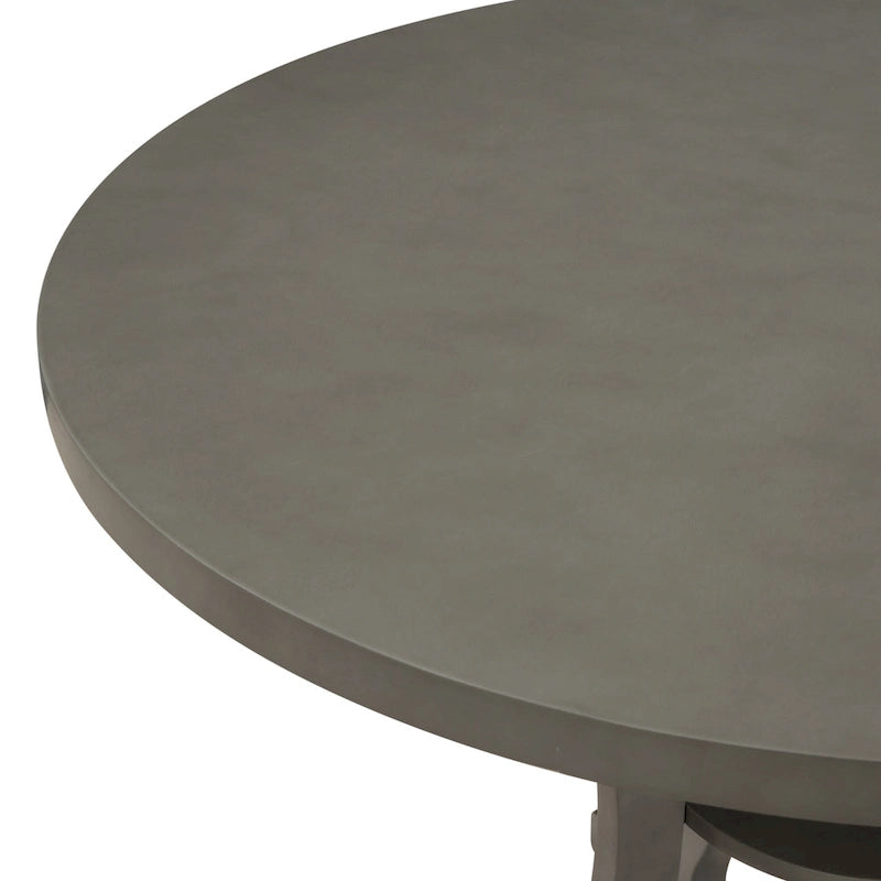 Ensemble table et chaises rondes 5 pièces