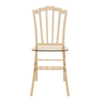 Chaise de salle à manger latérale moderne en acrylique avec dossier Windsor