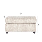 Fauteuil câlin et pouf en velours côtelé Nason Wide Wale