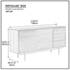 Meuble TV avec rangement pour salon
