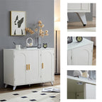 Buffet 3 Portes avec Étagères Réglables